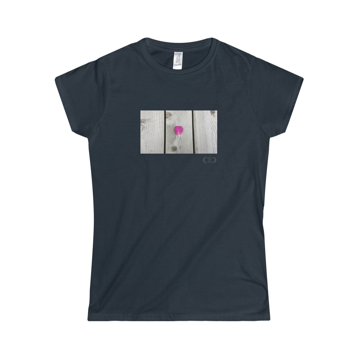 Petal Heart: Women's Softstyle Tee