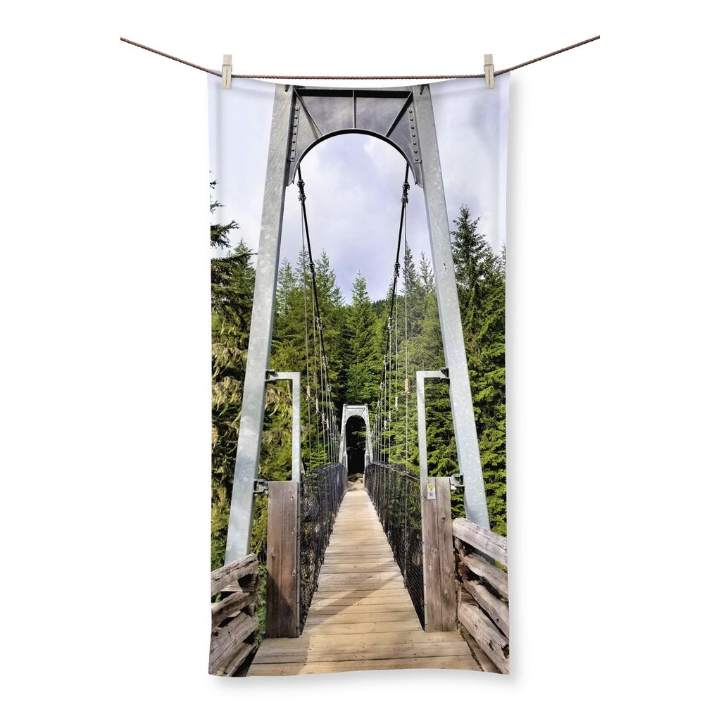 Forest Bridge:  Beach Towel