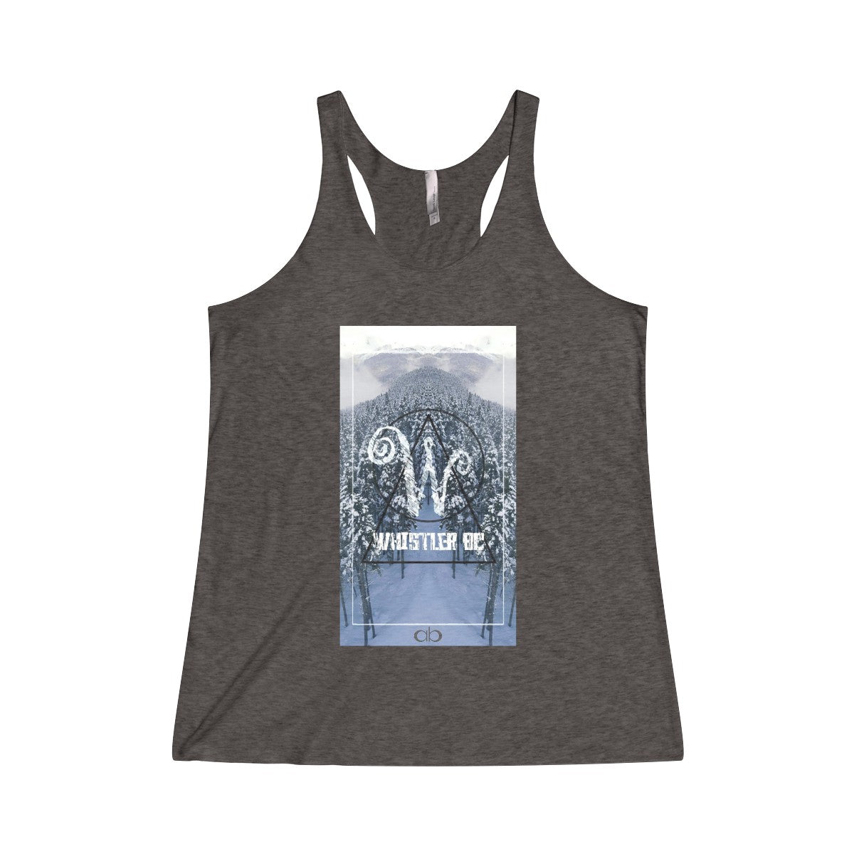 Whistler Wonderland: Women's Tri-Blend Racerback Tank