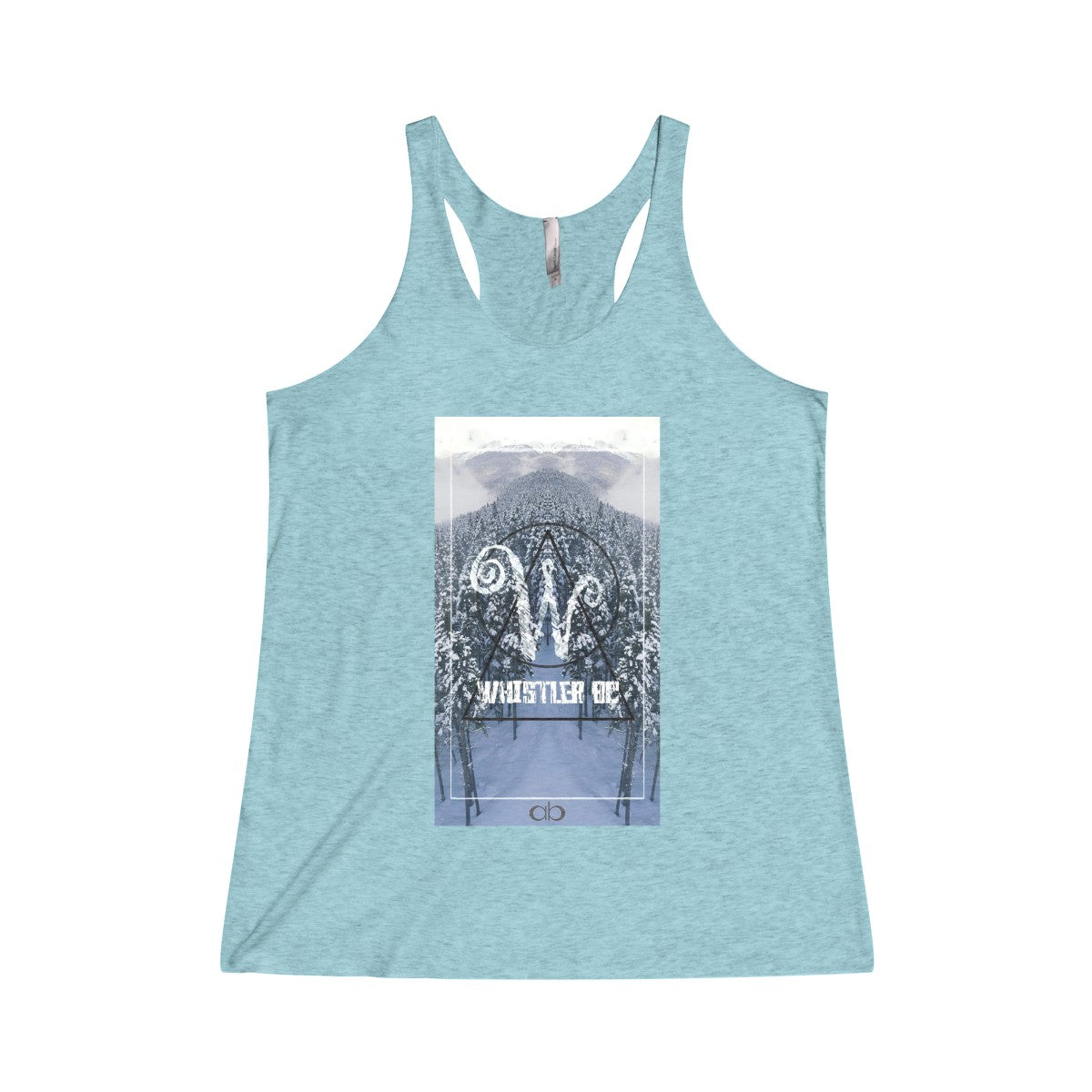 Whistler Wonderland: Women's Tri-Blend Racerback Tank