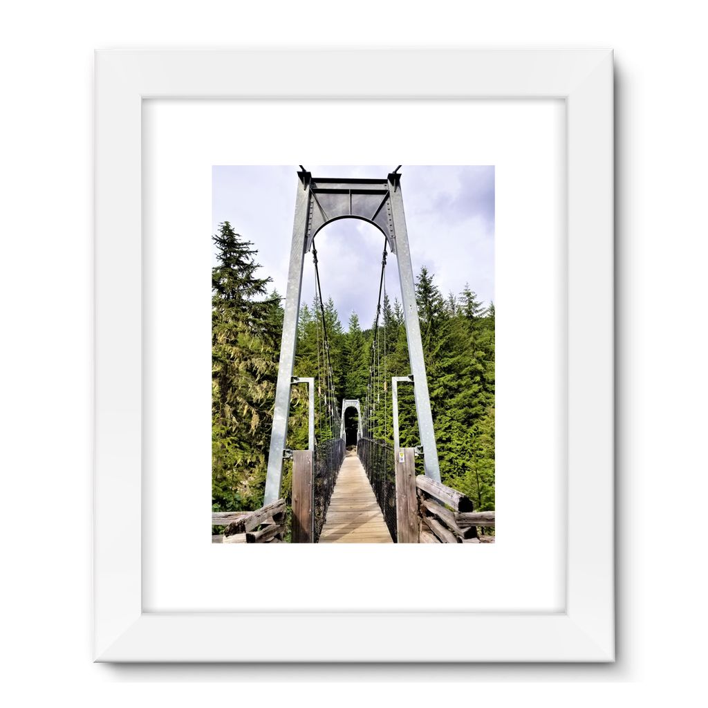 Forest Bridge:  Framed Fine Art Print