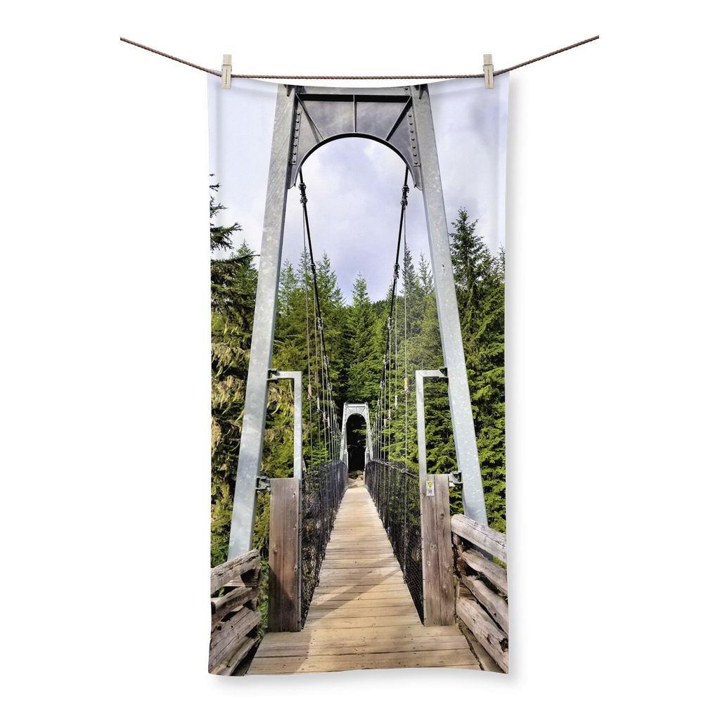 Forest Bridge:  Beach Towel