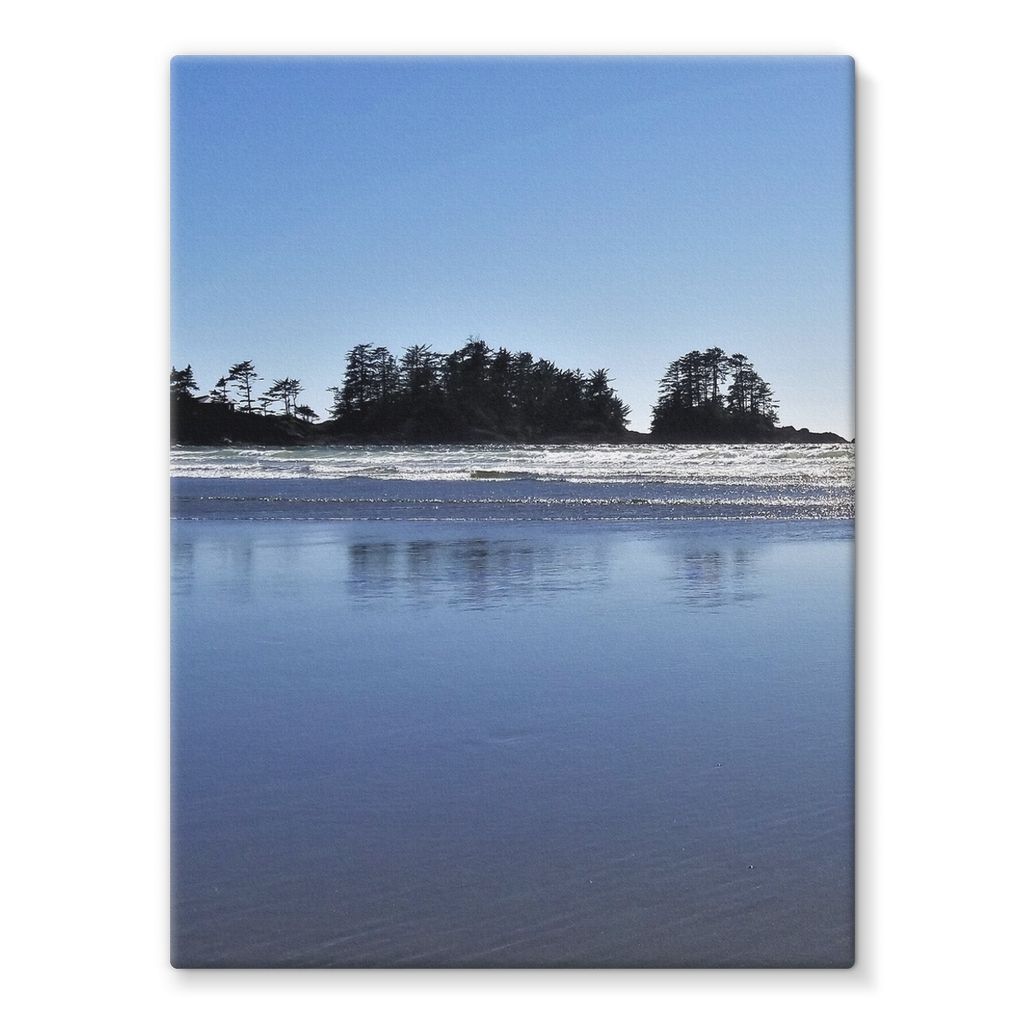 Glassy Surf:  Stretched Canvas