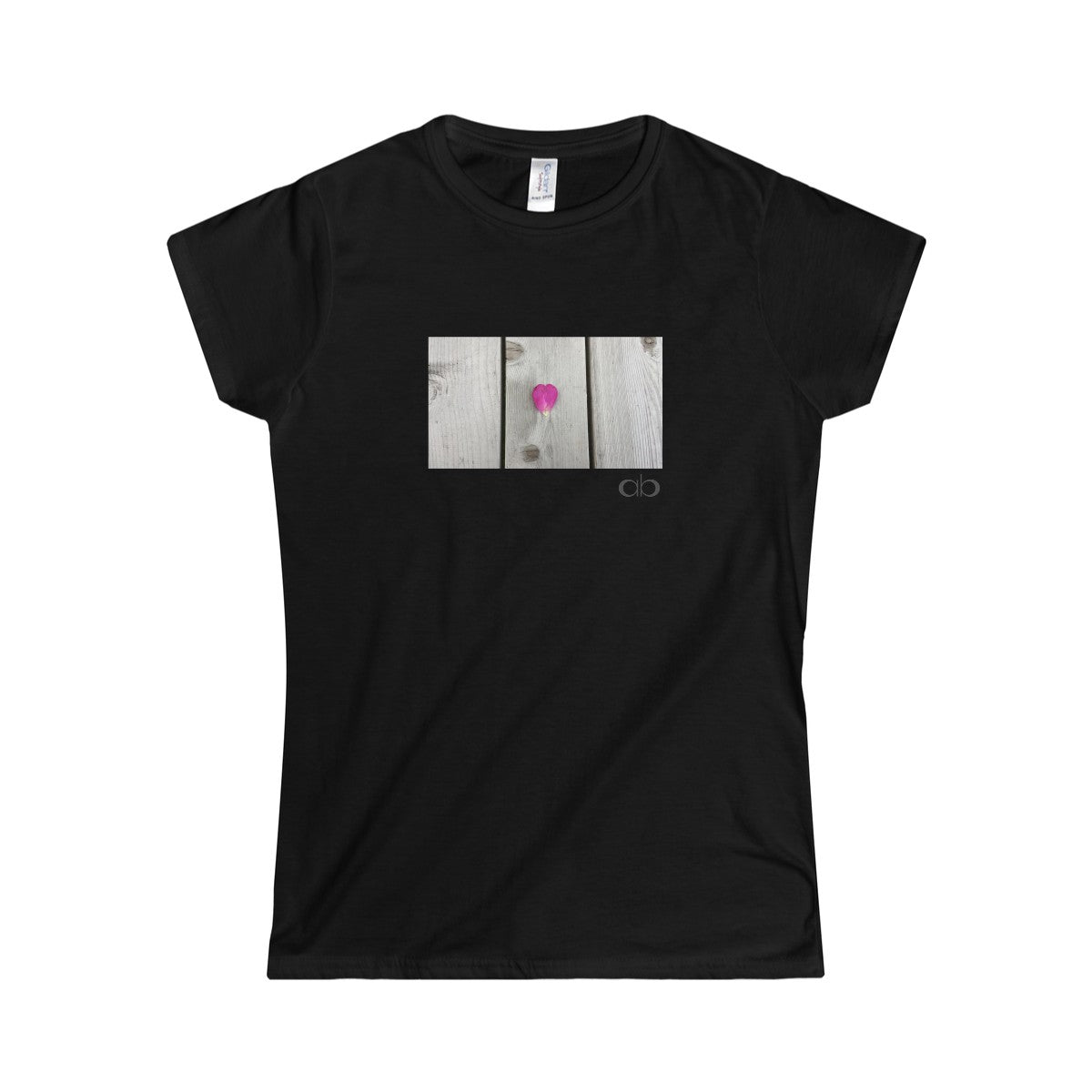 Petal Heart: Women's Softstyle Tee