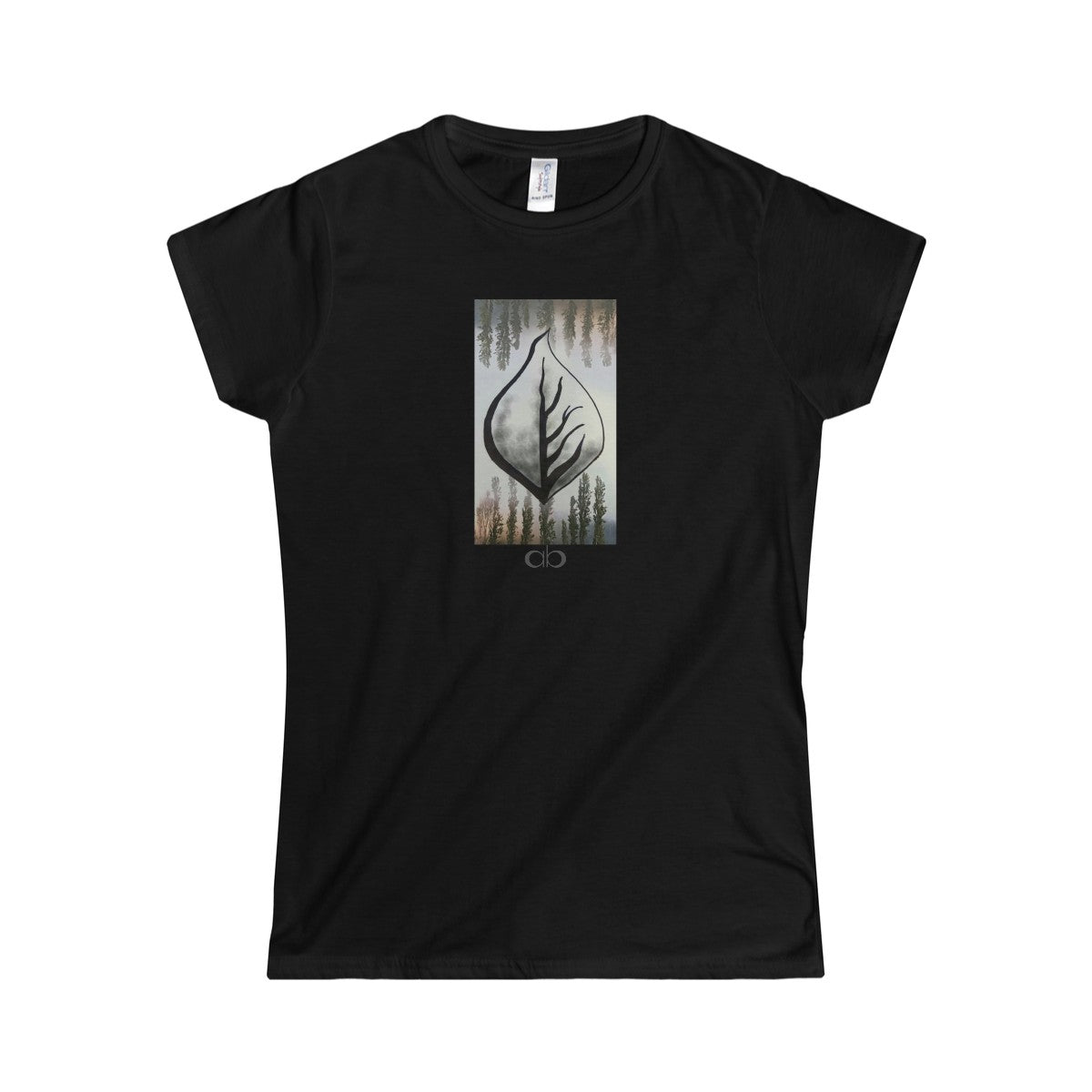 Misty Leaf: Women's Softstyle Tee