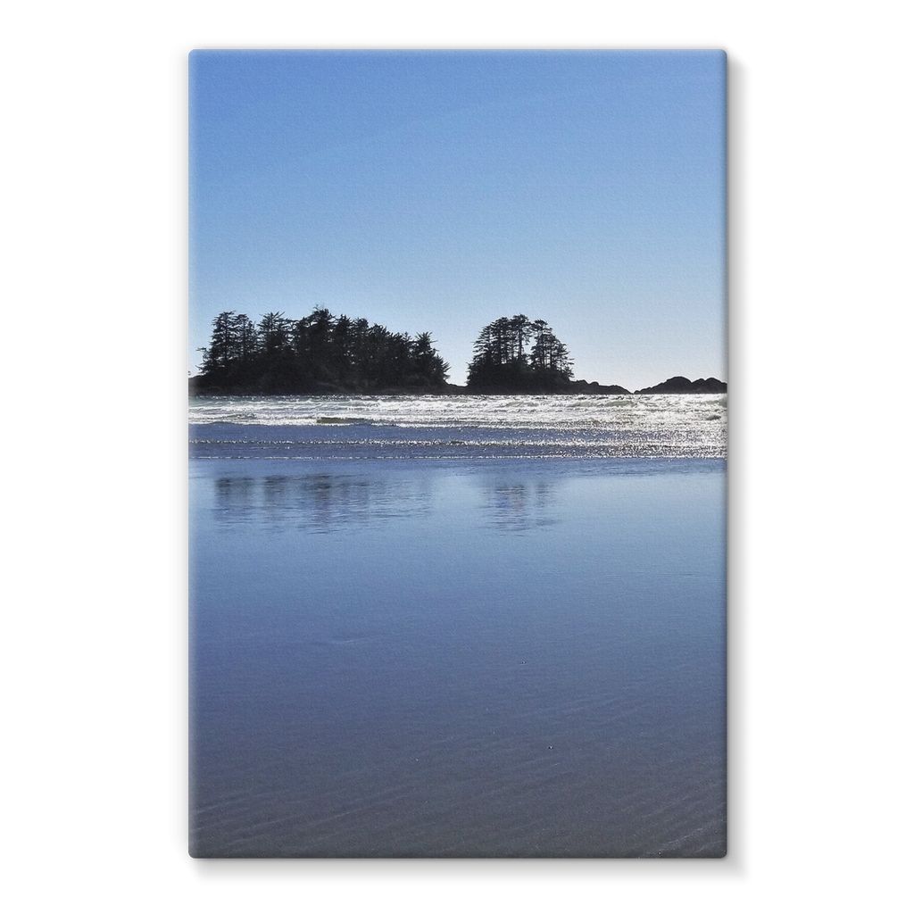 Glassy Surf:  Stretched Canvas