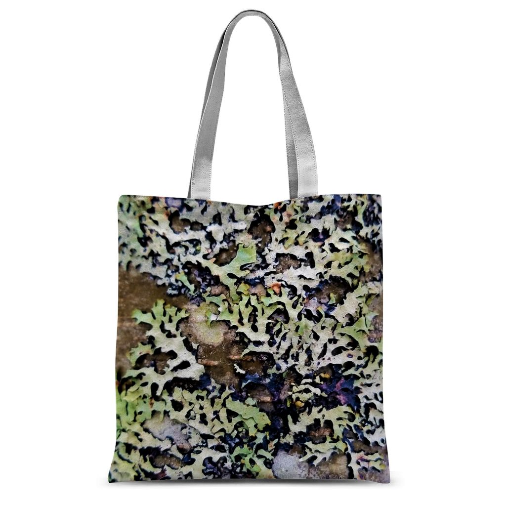 Lichen Up: Sublimation Tote Bag