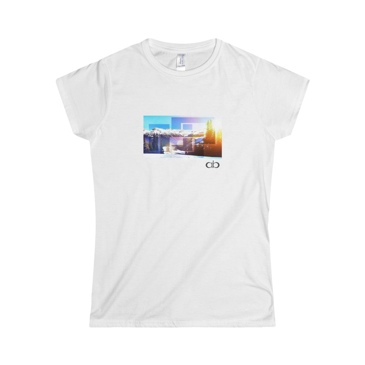 Whistler Geo: Women's Softstyle Tee