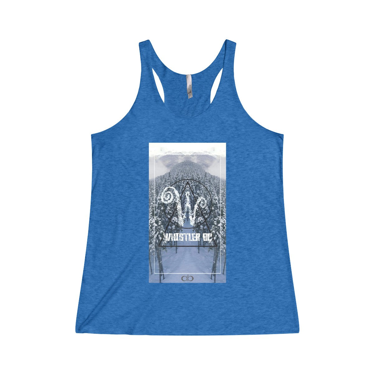 Whistler Wonderland: Women's Tri-Blend Racerback Tank