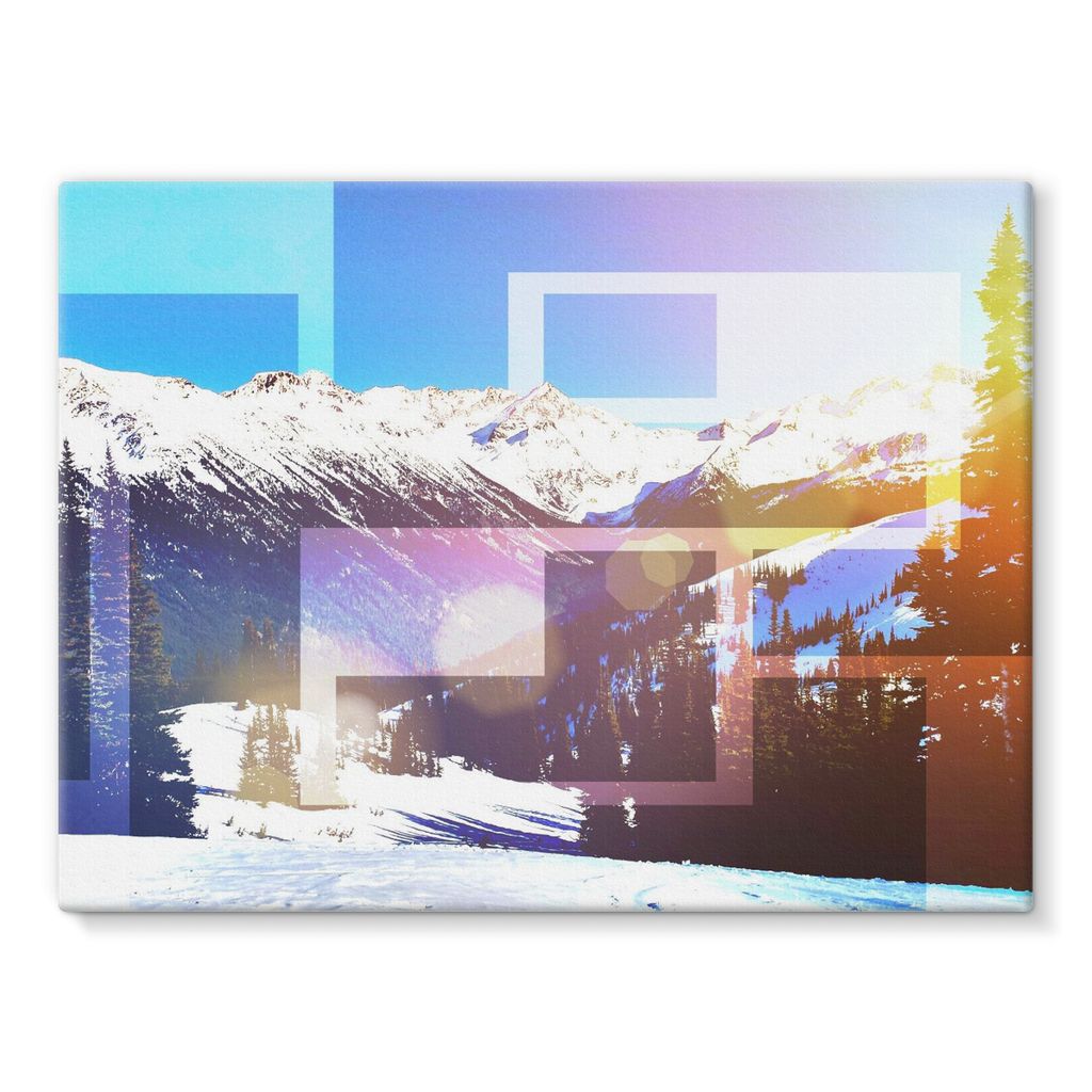 Whistler Geo:  Stretched Canvas