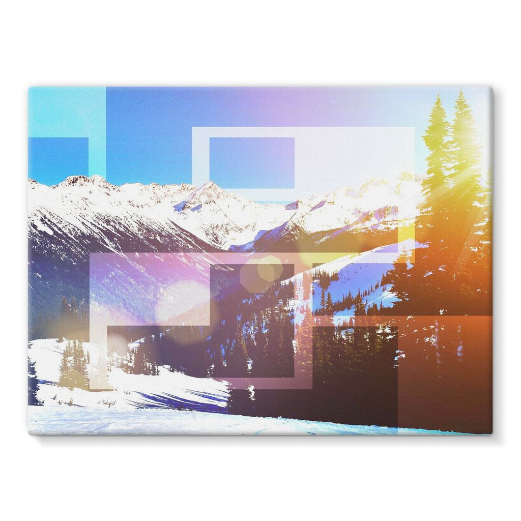 Whistler Geo:  Stretched Canvas