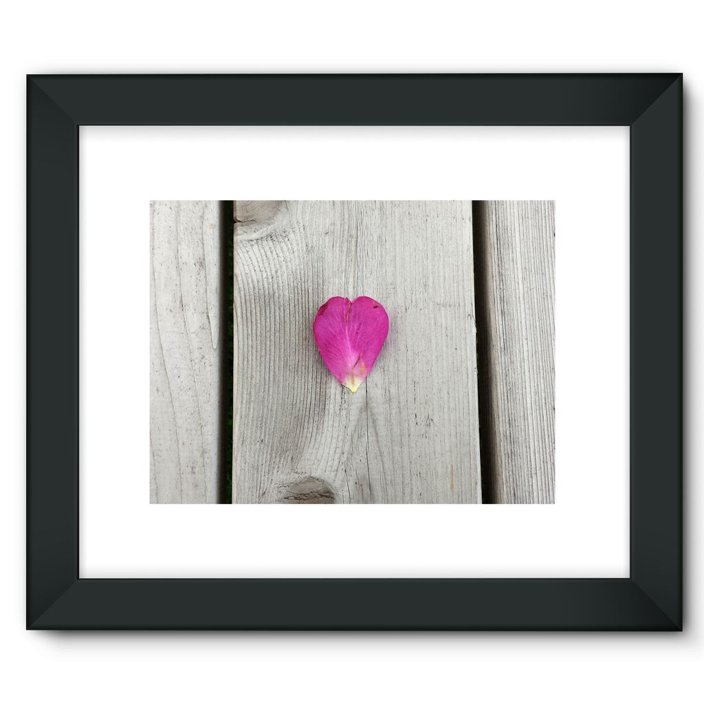 Petal Heart:  Framed Fine Art Print