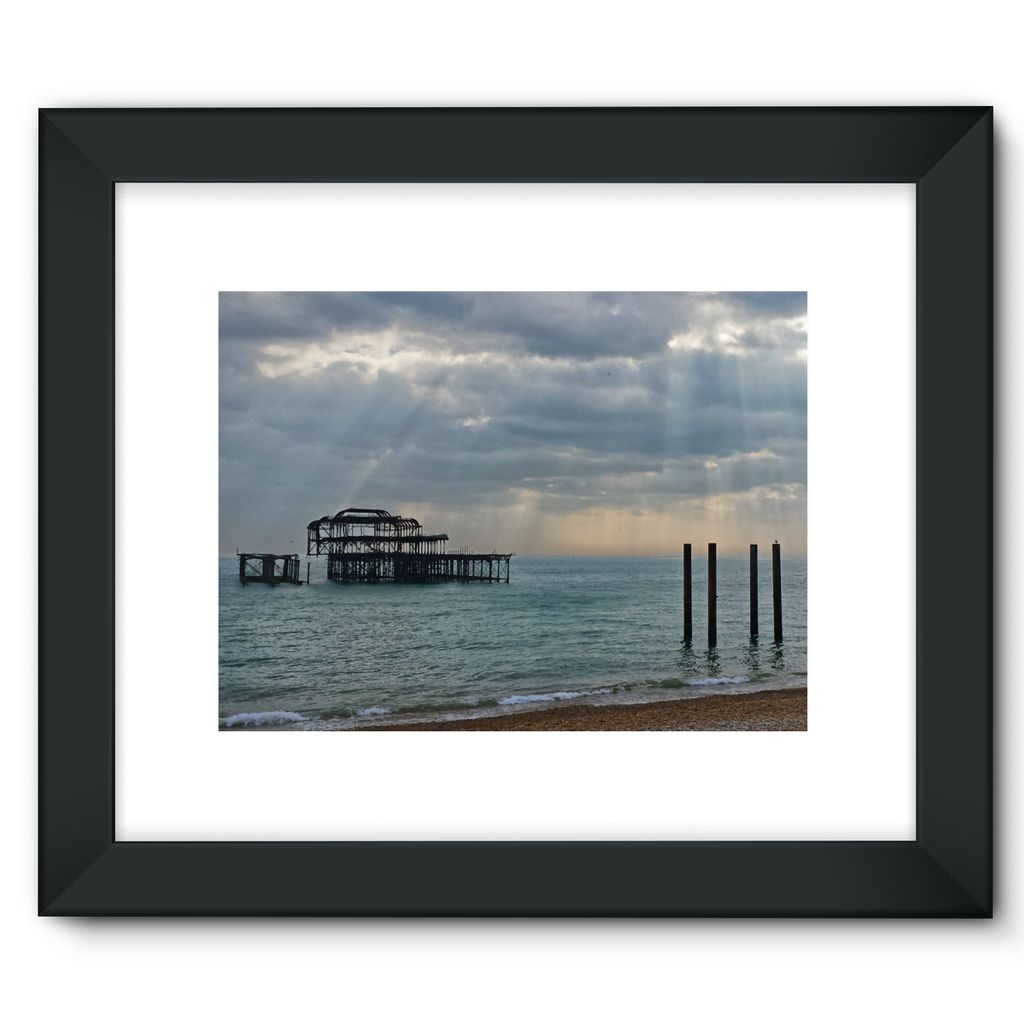 Brighton Beach Pier: Framed Fine Art Print