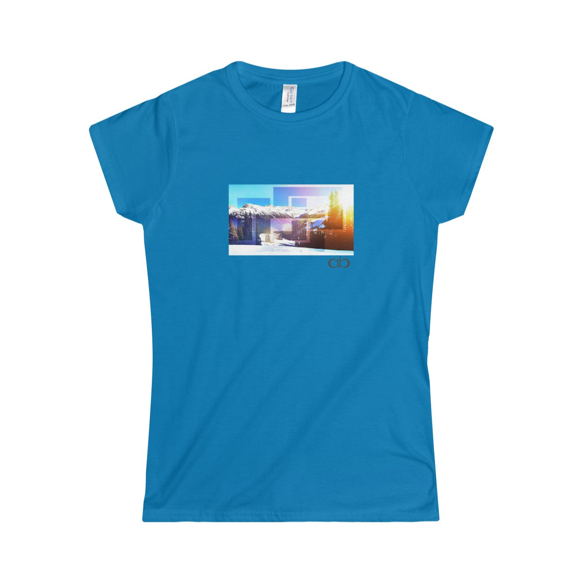 Whistler Geo: Women's Softstyle Tee