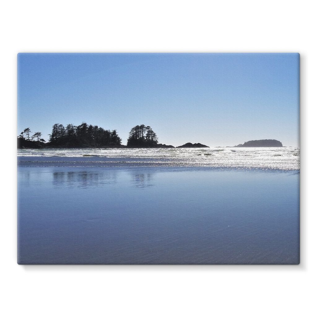 Glassy Surf:  Stretched Canvas