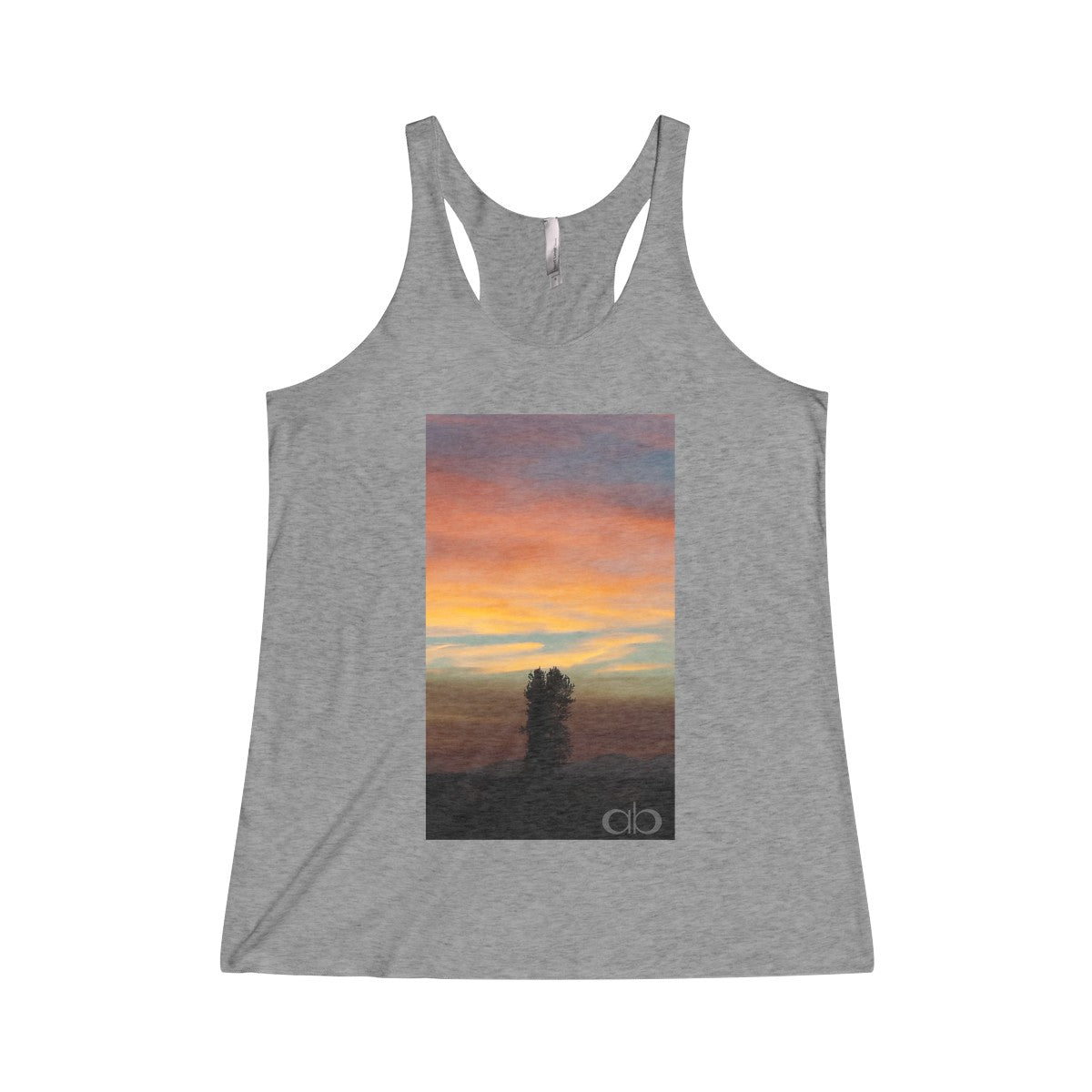 Lone Wolf: Women's Tri-Blend Racerback Tank