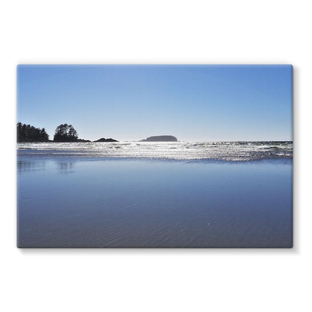 Glassy Surf:  Stretched Canvas