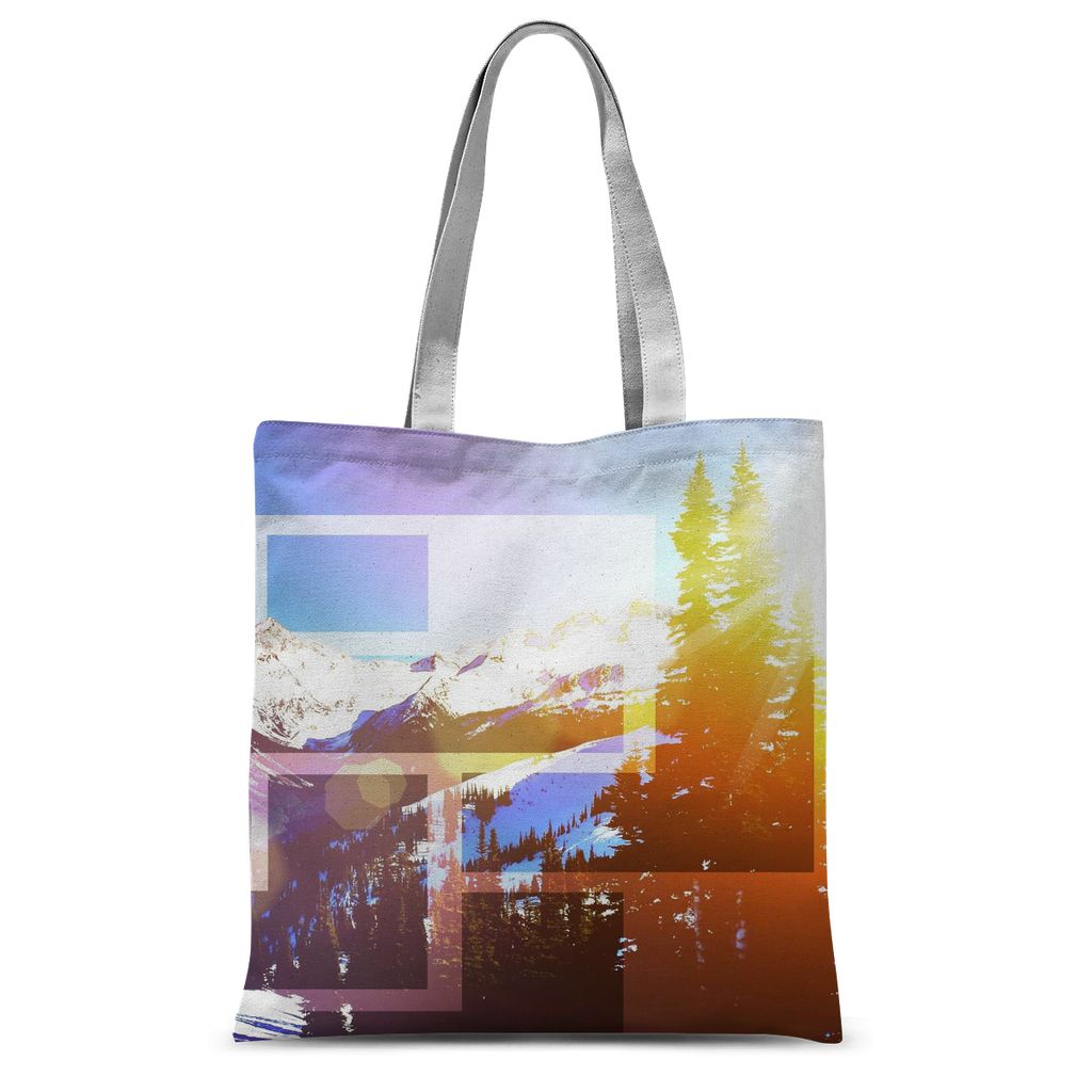 Whistler Geo:  Sublimation Tote Bag