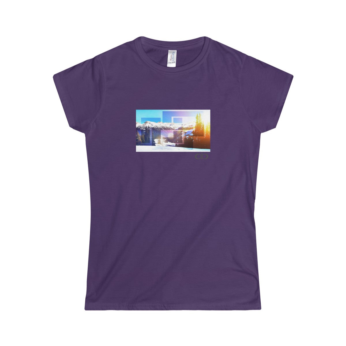 Whistler Geo: Women's Softstyle Tee