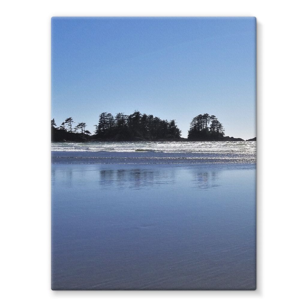 Glassy Surf:  Stretched Canvas