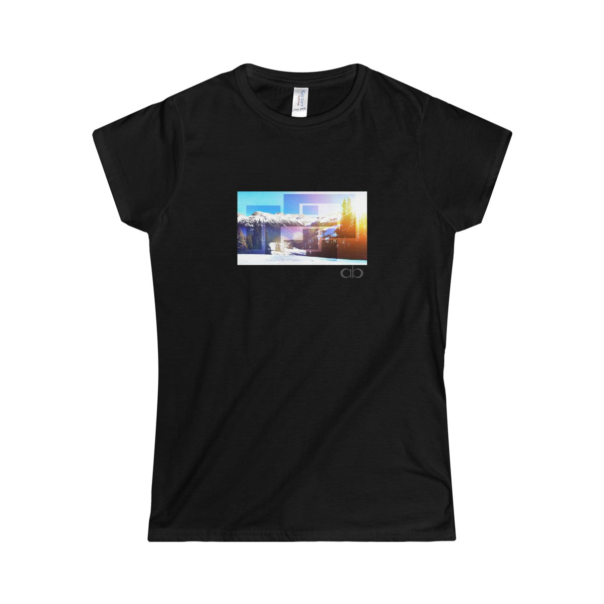 Whistler Geo: Women's Softstyle Tee