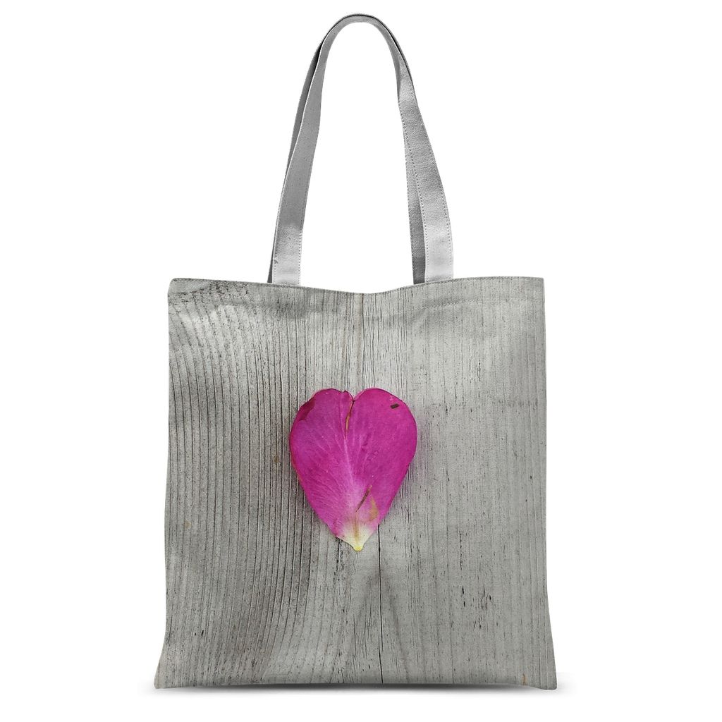 Petal Heart:  Sublimation Tote Bag