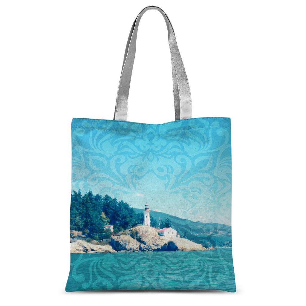 Light Scape:  Sublimation Tote Bag