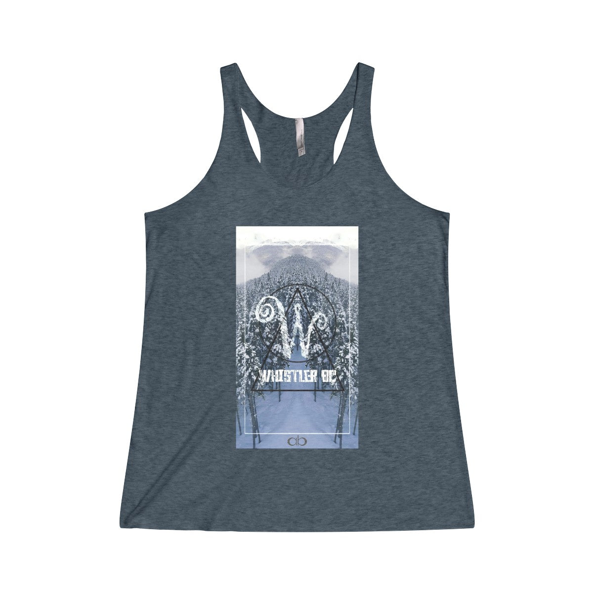 Whistler Wonderland: Women's Tri-Blend Racerback Tank