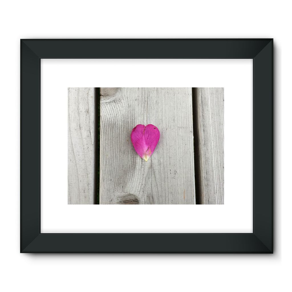 Petal Heart:  Framed Fine Art Print