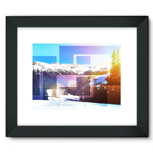 Whistler Geo:  Framed Fine Art Print