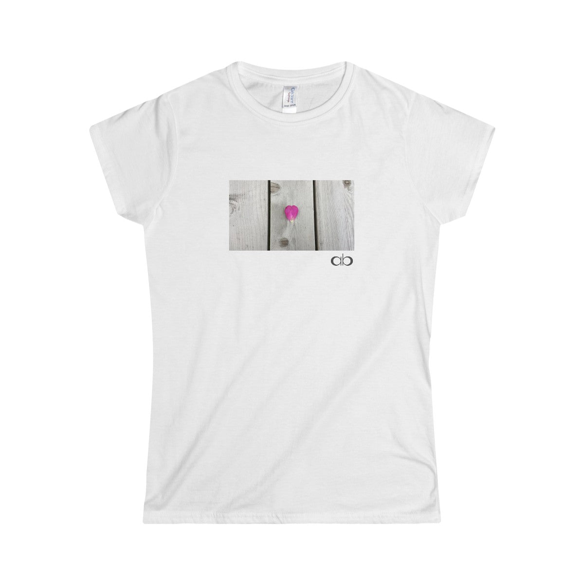 Petal Heart: Women's Softstyle Tee