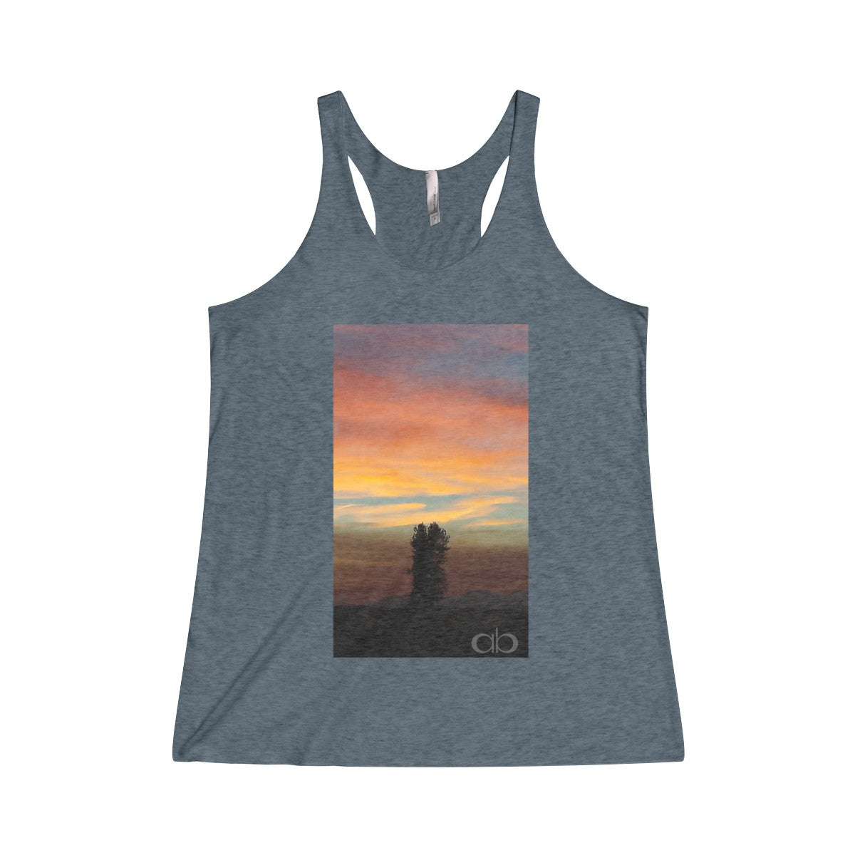 Lone Wolf: Women's Tri-Blend Racerback Tank