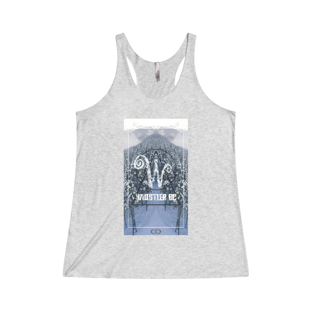 Whistler Wonderland: Women's Tri-Blend Racerback Tank