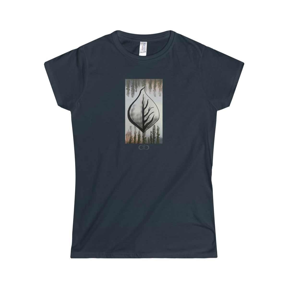 Misty Leaf: Women's Softstyle Tee