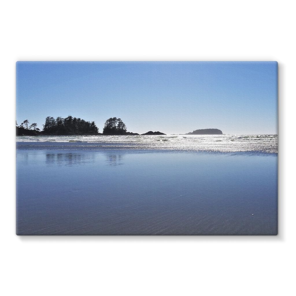 Glassy Surf:  Stretched Canvas