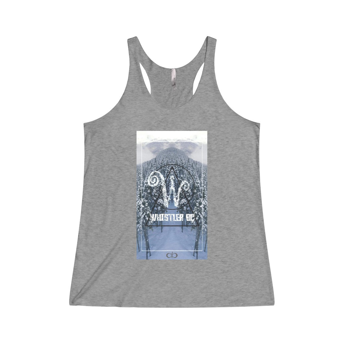 Whistler Wonderland: Women's Tri-Blend Racerback Tank