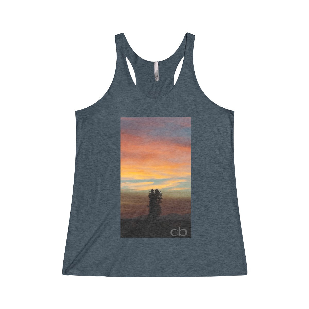 Lone Wolf: Women's Tri-Blend Racerback Tank