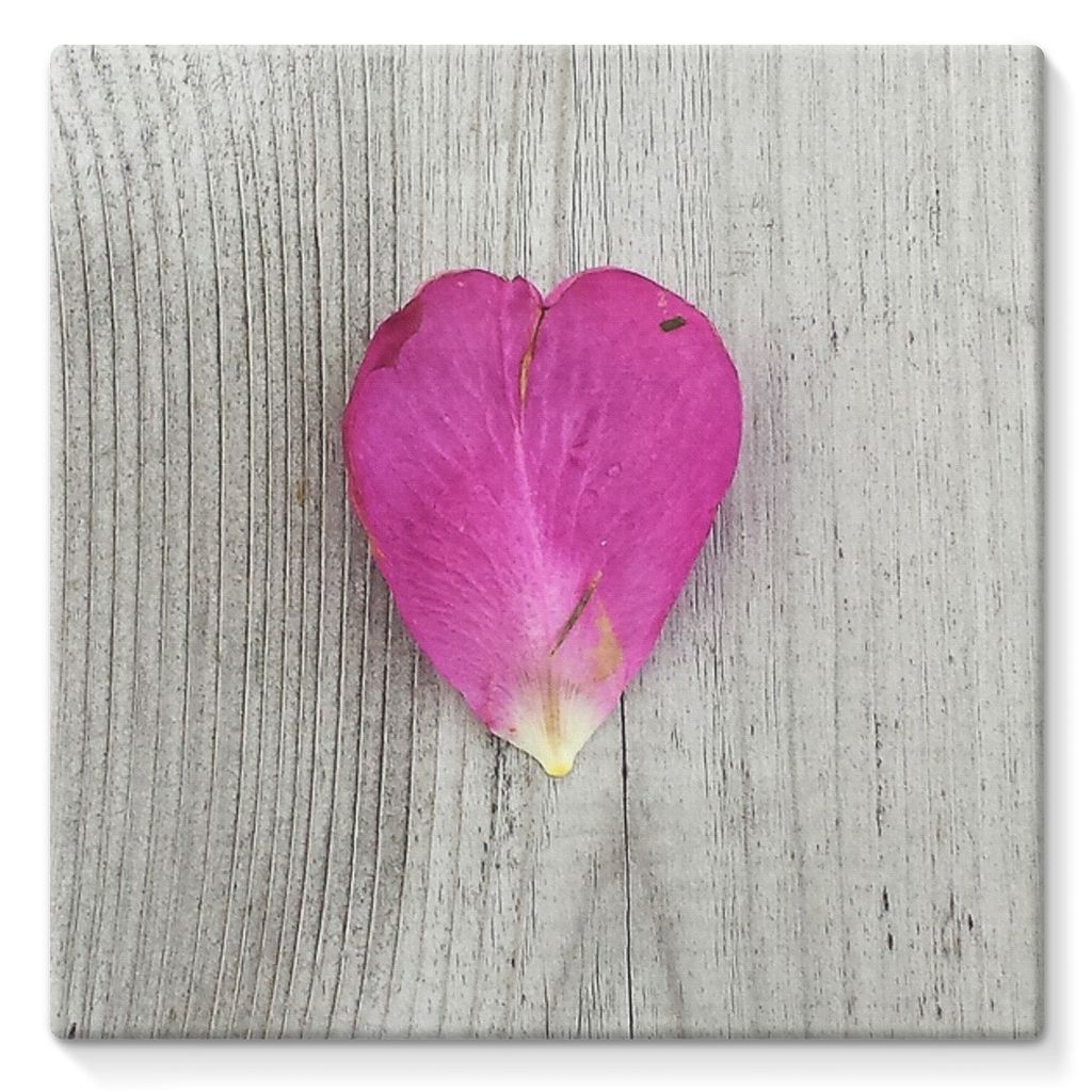 Petal Heart: Stretched Canvas