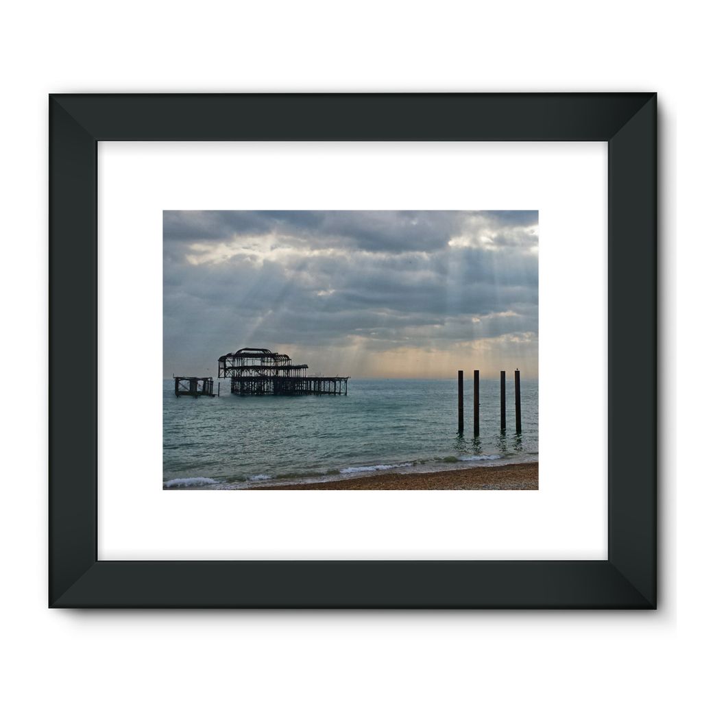 Brighton Beach Pier: Framed Fine Art Print