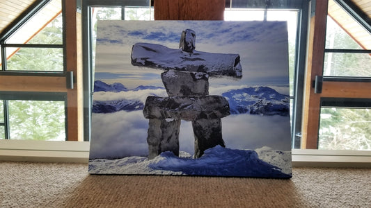 Inukshuk on Canvas - Signed