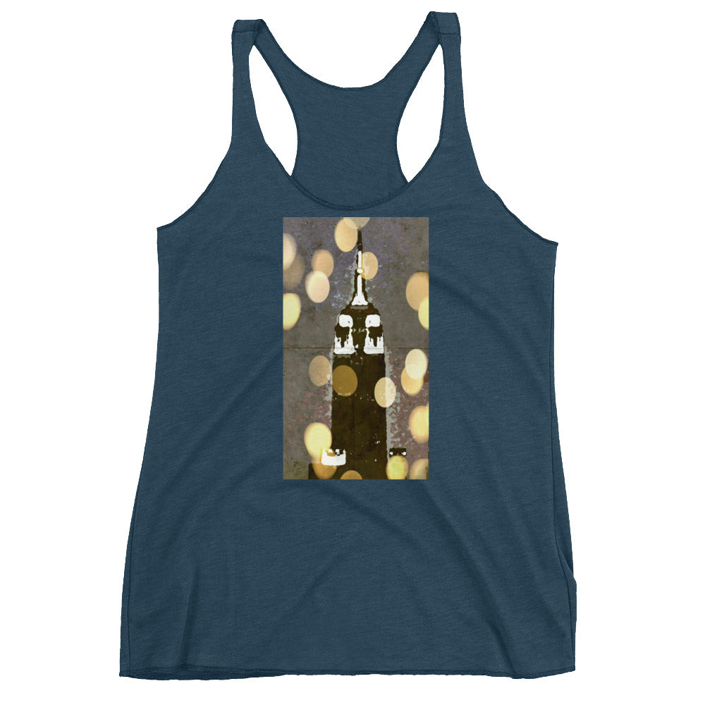 Empire at Night: Women's Racerback Tank