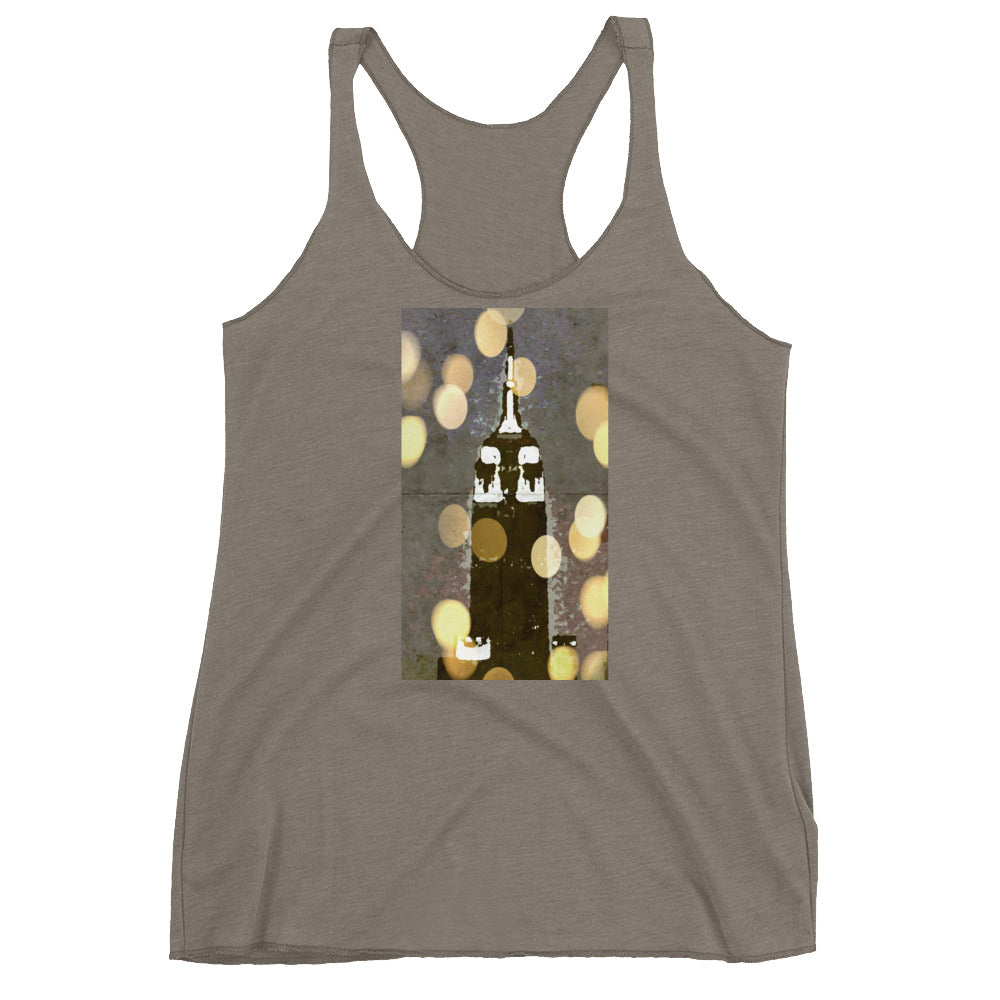 Empire at Night: Women's Racerback Tank