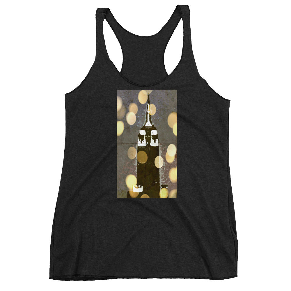 Empire at Night: Women's Racerback Tank