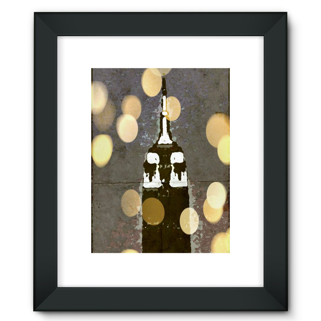 Empire at Night Framed Fine Art Print