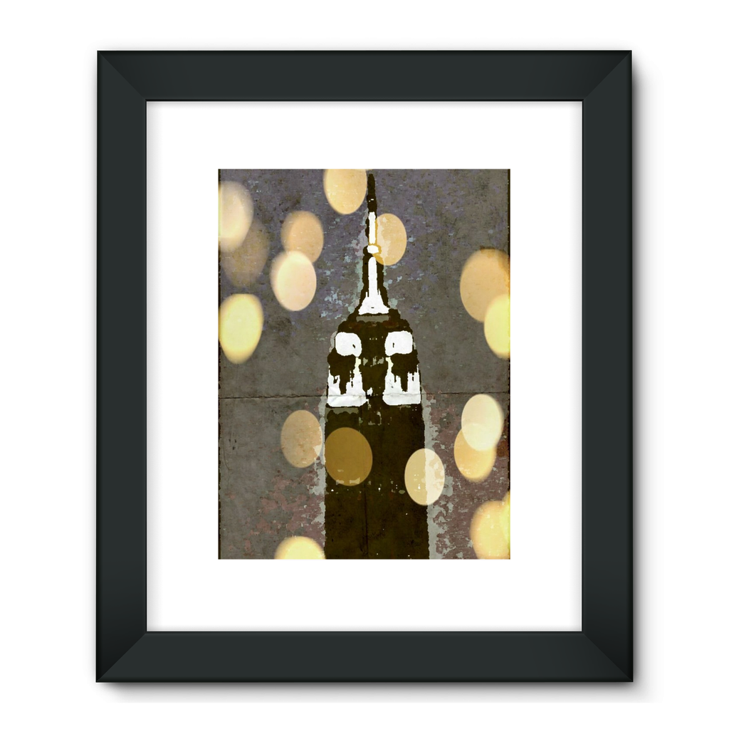 Empire at Night Framed Fine Art Print