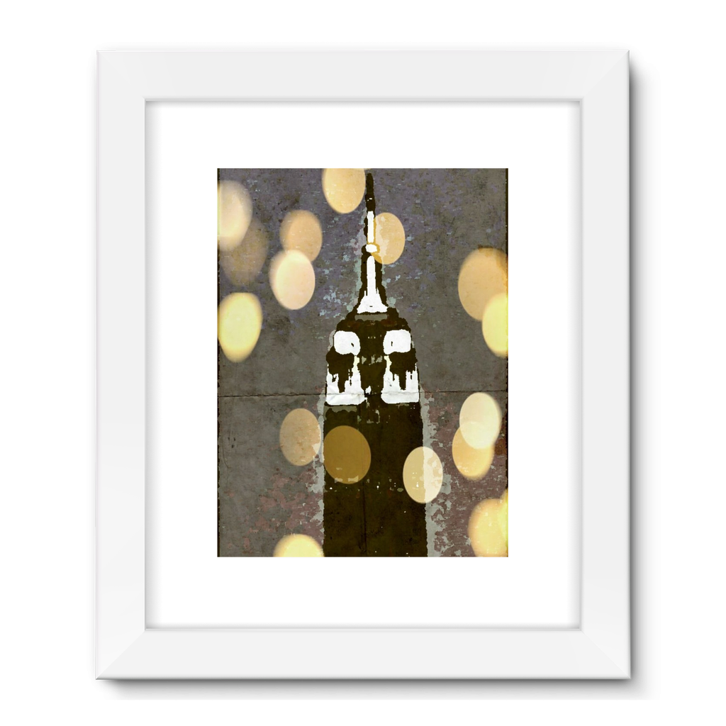 Empire at Night Framed Fine Art Print